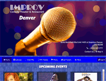 Tablet Screenshot of denver.improv.com